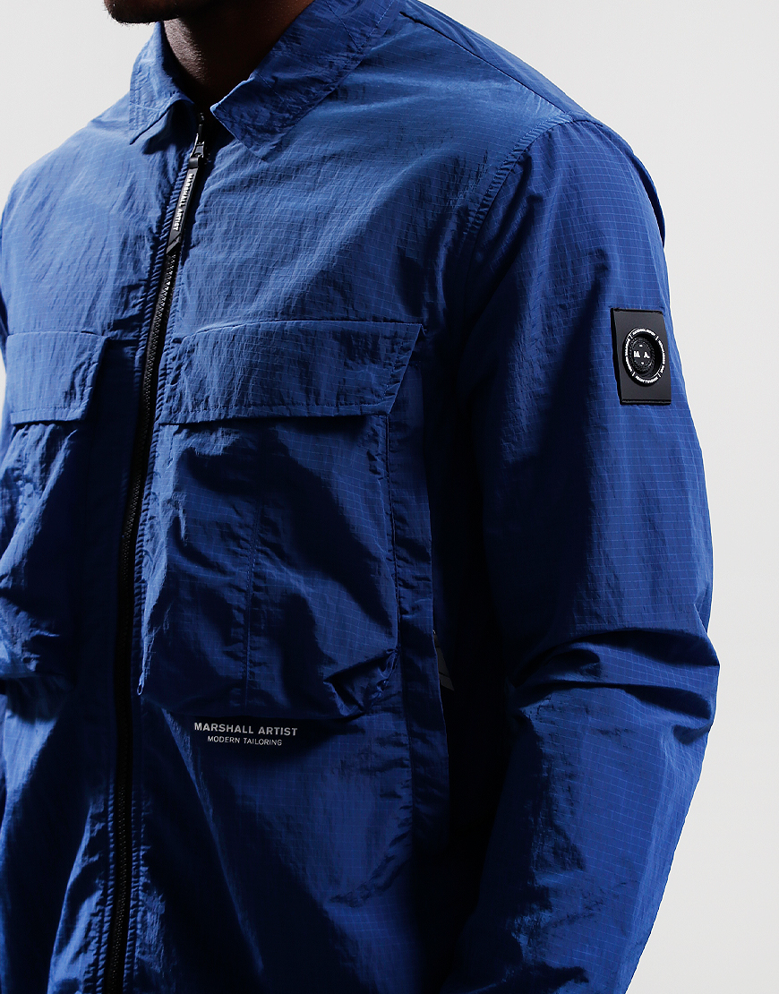 SHOP Contour Overshirt // Radial Blue - Marshall Artist//